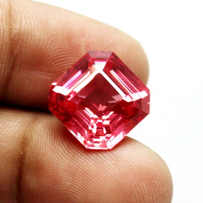 HUGE flowless 14 Ct Natural Rare Pink Morganite CERTIFIED Loose Gemstone