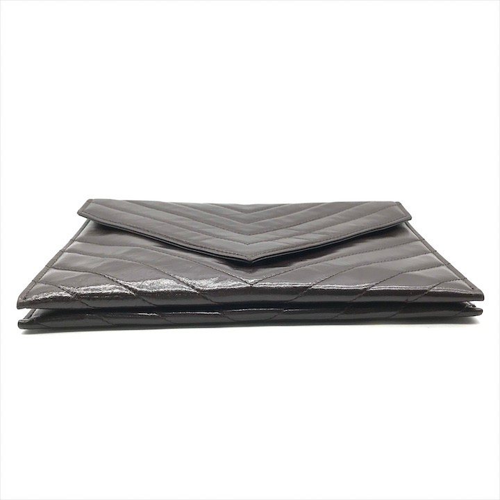 SAINT LAURENT YSL Pochette borsa borsetta pelle nera