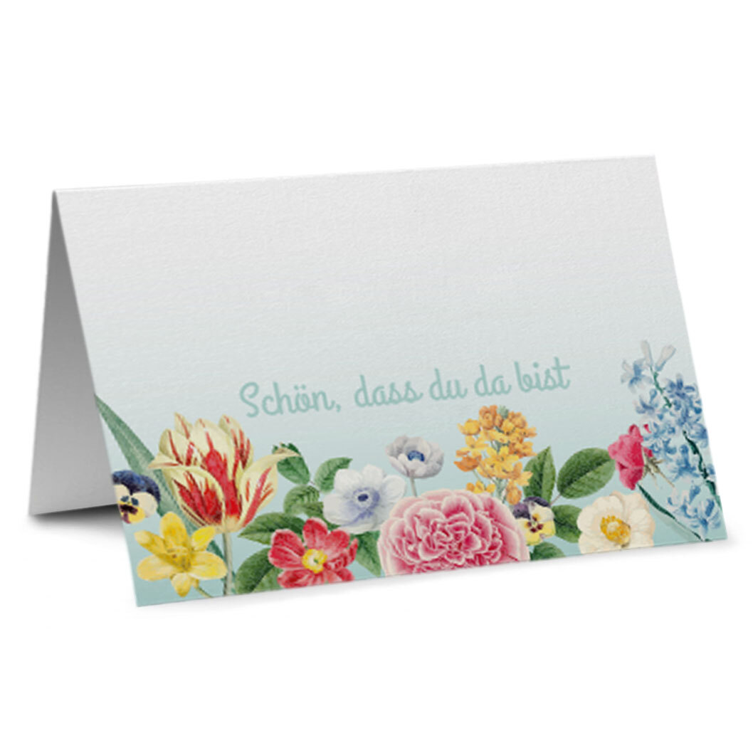 50 Tischkarten Platzkarten Hochzeit Geburtstag Kommunion Konfirmation Taufe