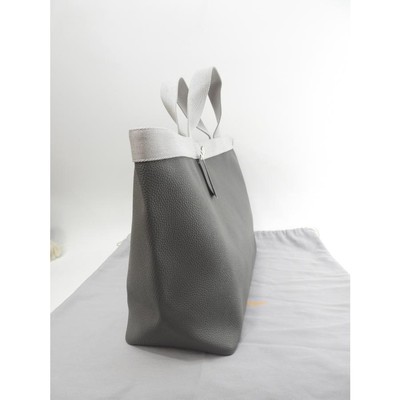 Herve Chapelier Square Tote A4 Size 705GP Grani Silver Handbag 