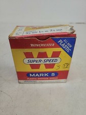 Vintage Winchester super speed Mark 5 shot shells 12 gauge box only