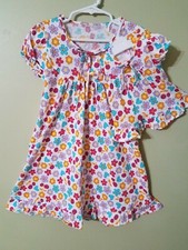 Girl 4-10 and 18" Doll Matching Nightgown set, fits American Girl