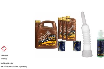 9L PEMCO iDRIVE 330 5W-30 Motoröl API SL ACEA A3/B3 ILSAC GF-5 Additiv Schlauch