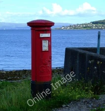 Photo 6x4 Disused pillar box Rothesay At Ardbeg Point on Shore Road. Poss c2011