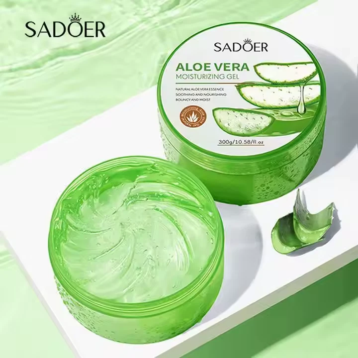 SADOER Aloe Vera Moisturizing Gel 300g Natural Soothing & Hydrating Skin Care