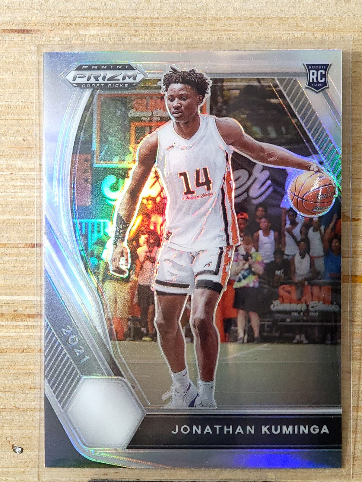 2021-22 Panini Prizm Draft Picks #5 Jonathan Kuminga Silver Prizm