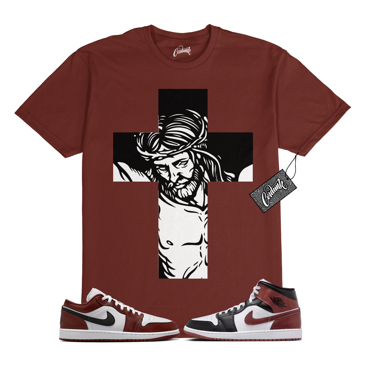 1 Maglietta Dark Pony Bianco Nero Match JC1