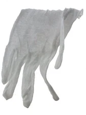 Large Cotton Glove for Handling Coins, Lightweight, 3 pair
