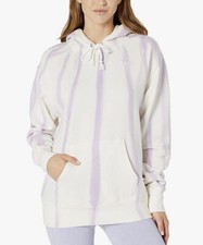 NWD Champion Lightweight Fleece Hoodie Feather Dye White/Pale Violet Size S