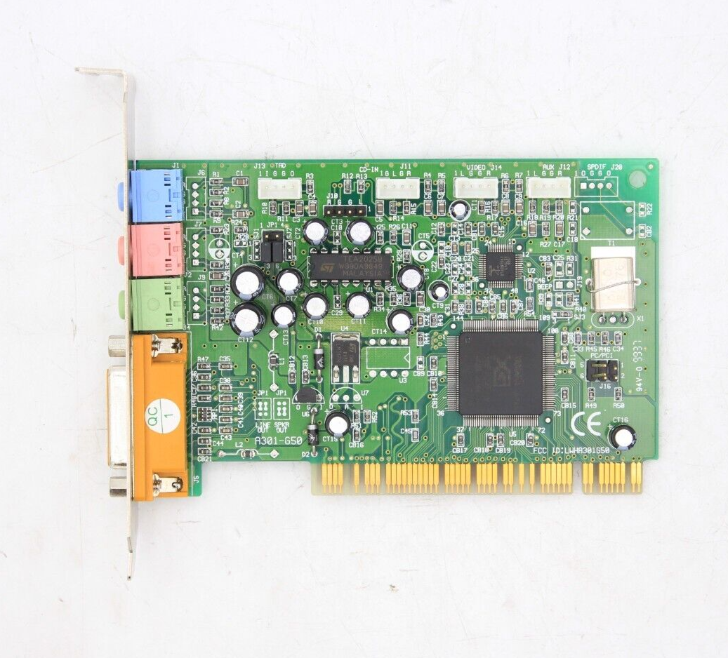 Yamaha A301-G50 PCI Sound Card Chip PC Vintage RETRO Genuine