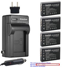 Kastar Battery AC Charger for TOSHIBA NP-120 PX1657  FUJIFILM NP-120 NP120