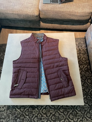 Quilted Vest Gilet $315 Red / Maroon 