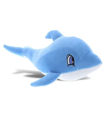 BABY SOFT PLUSH - BLUE DOLPHIN