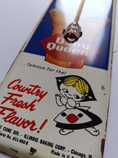Termómetro de vidrio vintage sin porcelana Dairy Queen SEGURO T CUP helado
