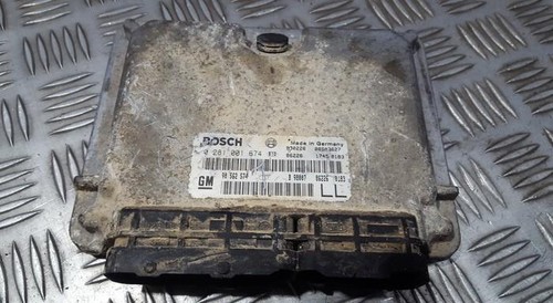 Opel Astra 2002 ECU Engine Computer (Engine Control Unit) 02810100 #503181-15