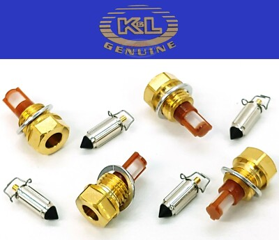 #ad 4x Carburetor Float Valve Needle Seat 82 86 VF750 VF1100 C S V45 V65 Honda #Z259 $55.97