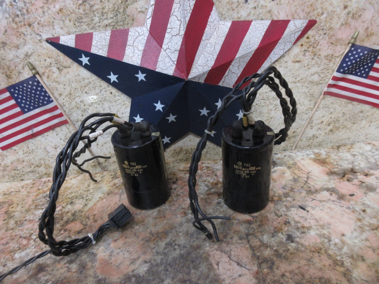 HITACHI CAPACITOR FX2 6800 MFD 400VDC 17 B4 LOT OF 2 PIECES | eBay