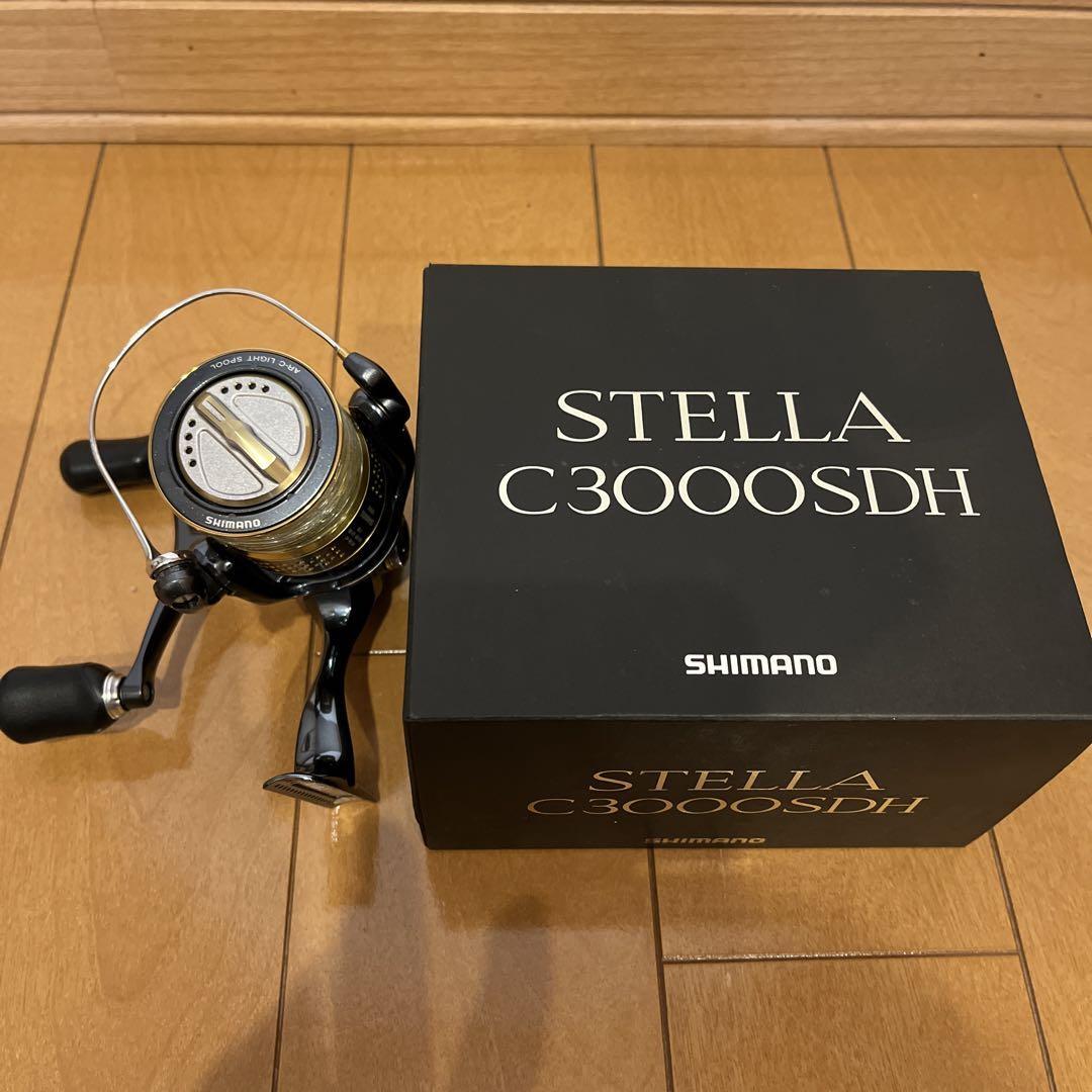 Shimano 10 Stella C3000SDH Reel w/ Case & Manual Used Excellent 