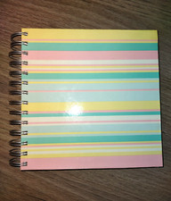 RUSK Hardcover Spiral Notebook   300 Lined Pages  7 x 7"  Planner  Diary