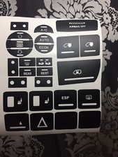 Climatizador Volkswagen Transporter T5 Caravelle Multivan Pegatinas Consola