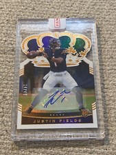 Justin Fields 2021 chronicles crown royale auto autograph #14/49