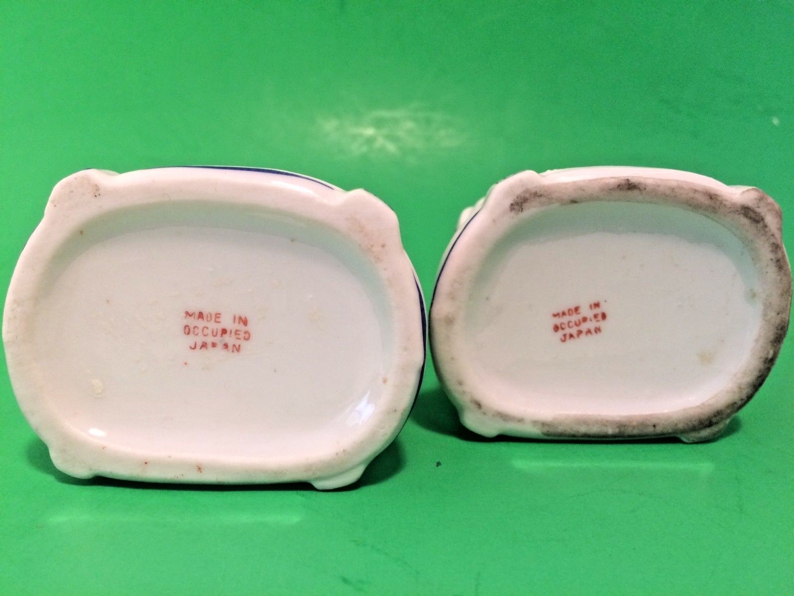 VINTAGE OCCUPIED JAPAN INCENSE BURNER MAN w/ BRAID Holding BOX Set of 2 eBay