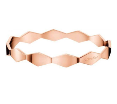 *NEW* CALVIN KLEIN SNAKE KJ5DPD1001XS BANGLE - ROSE GOLD - SIZE XS