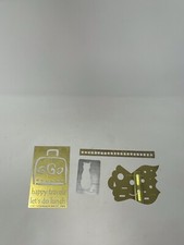 Lot of 4 Stencils Dreamweaver Lynell Harlow 1997-2002 Cat Travel Border Brass