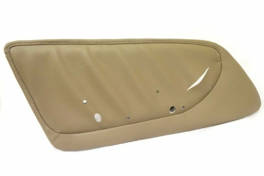 Front Door Panel Insert Cards Leather Synthetic for Acura Legend 91-95 Beige - Image 4 of 4