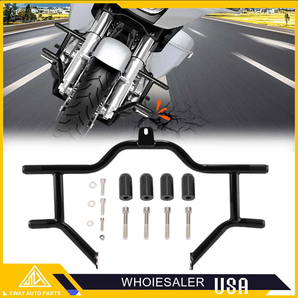Front Highway Engine Guard Crash Bar For Harley Touring Electra Road Glide 09-25
