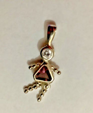 Birthstone Baby Girl February Amethyst .925 Sterling Silver Charm