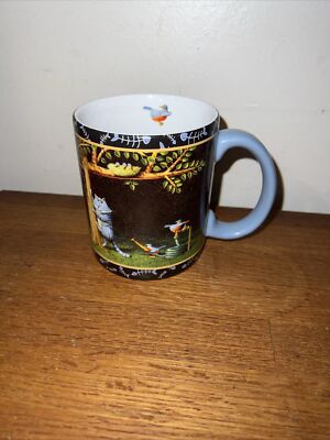 C is for Cat Coffee Tea Mug Lang 2005 NY#6 Ned Young 0501061