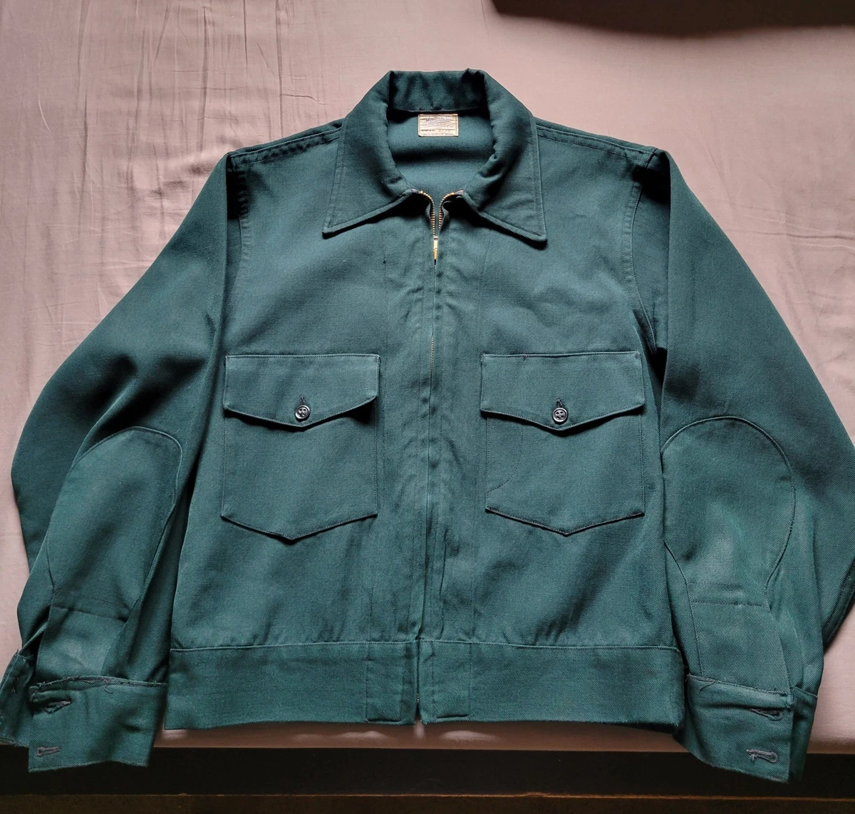 【希少vintage】1950s GPO vintage work coat Wear to Work Green Vintage Outerwear Coats & Jackets for Men for
