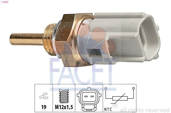 Facet Sensor, KüHlmitteltemperatur 7.3323 FüR Volvo-image