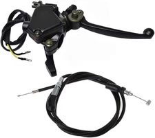 7/8 22Mm Thumb Throttle Cable With Dual Brake Lever Assembly For 50Cc