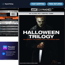 Halloween Trilogy Halloween / Halloween Kills / Halloween Ends - 4K Ultra HD 