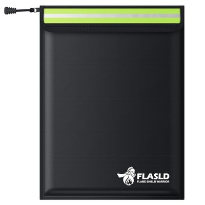 FLASLD Fireproof Document Bag 15x11 Fire Water Resistant