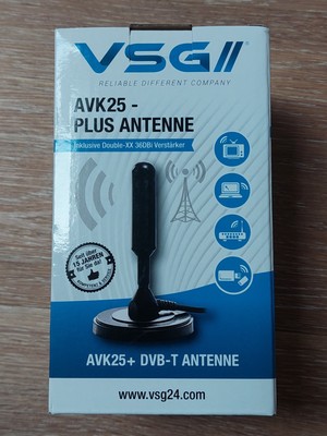 AVK25 Plus - DVB-T2 Antenne mit Verstärker