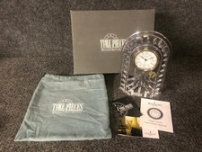 Waterford Overture Large 8 1/2"H Crystal Dome Mantle Clock - NIB