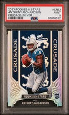2023 Panini Rookies & Stars Crusade Anthony Richardson #CR13 Silver PSA 9
