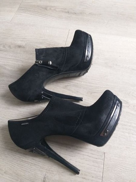 Women Loriblu Heels Black Suede 39
