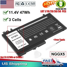 LOT NGGX5 Laptop Battery For Dell Latitude E5270 E5470 E5570 Precision M3510 US