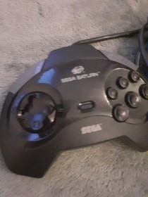 sega saturn bundle Console MK2, PAL, Original Controller, leads 5 games