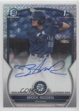 2023 Bowman Draft Chrome Prospect HTA Choice Refractor Brock Rodden Auto 0ft3