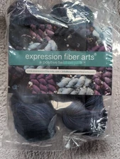 Virtue From Expression Fiber Arts. Crema Sock.  Superwash Merino/Mulberry Silk