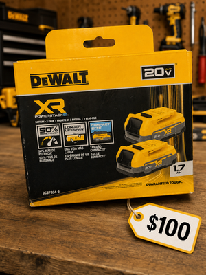 #ad #ad 🚨DEWALT DCBP034 2 XR Power Stack Lithium Ion Compact Battery 20V 2 PACK NEW🔥 $100.00
