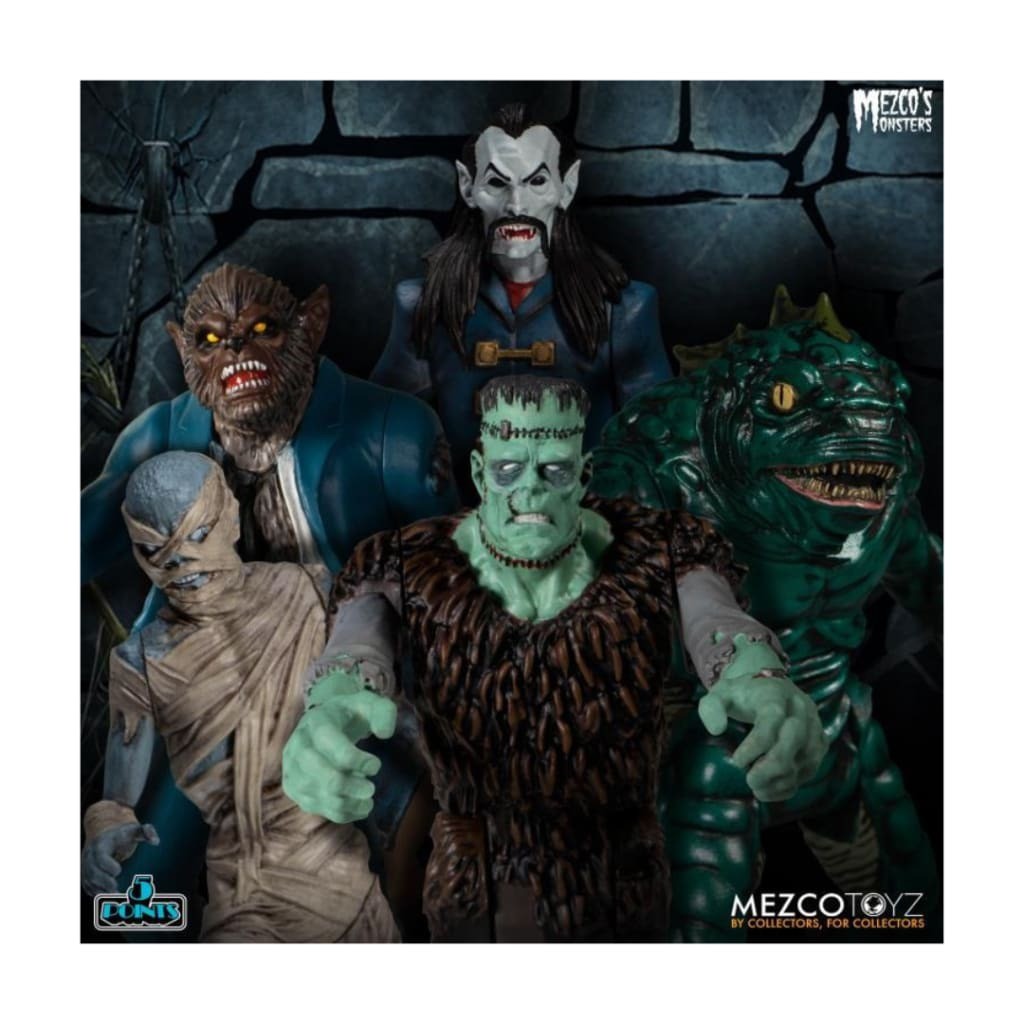 Mezco's Monsters 5 Points Tower of Fear Deluxe Boxed Set | eBay