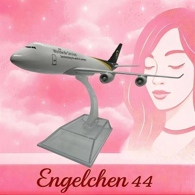 1:400 Maßstab Boeing 747 Modell - UPS-bemalte Metall Flugzeug Flugzeugdekoration