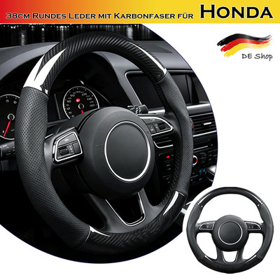 Lenkradbezug Kohlefaser Lenkradschoner Anti Rutsch für Honda Accord Pilot Civic