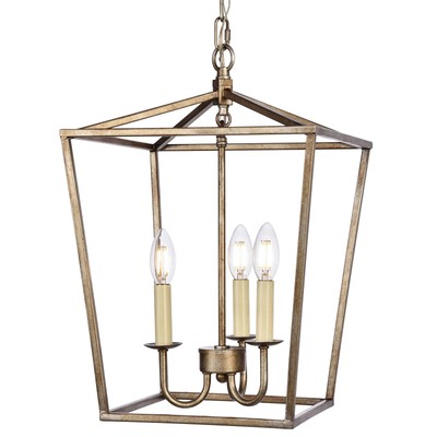 Elegant Lighting LD6008D12 Maddox 3 Light 12-1/2''W Taper Candle - Vintage Sliver